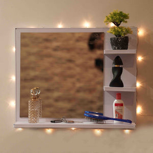 WALL MIRROR WITH SHELF